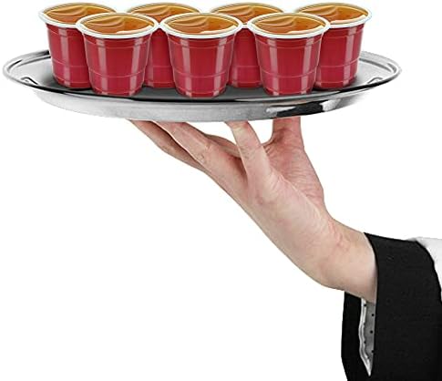 Чашки за еднократна употреба - Мини-червени чашки за партита - 120 парчета по 2 унции - Пластмасови чашки за шотов - Джелло-Джагер Бомби - Бира понг - с Перфектен размер за подаване на подправки, ордьоври, проби и дегустации