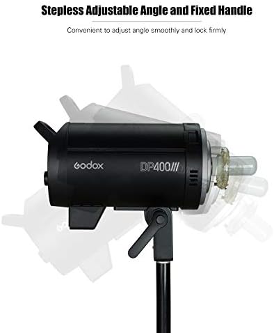 Студийная светкавица Godox DP400III 400Ws 2.4 G Wireless X System Стробоскопическое осветление с монтиране Bowens с цветова температура 5600K За Заснемането на Сватбени Портрети, Модна реклама