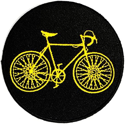 Kleenplus жълта нашивка за велосипед, мотор за мотокрос, мультяшная бродирана апликация, ръчна изработка, дамски дрехи за малките момичета, аксесоар за костюми, декоративни кръпки за ремонт