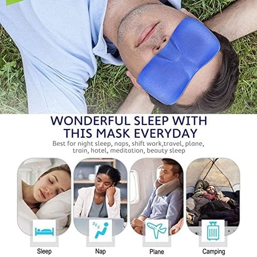 3D Маска за Сън, за Очите Smooth Sleep Eye Mask хапчета за сън Средство Маска за Очи за Пътуване Дизайн