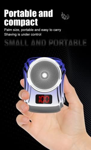 Джосо Mini Shaver Преносима електрическа Самобръсначка за мъже, Джобен Размер, Влажна и Суха Бръснач, Лесна за употреба и почистване, с едно натискане на бутон, Водоустойчива, Зареждащи се чрез USB Пътни самобръсначка