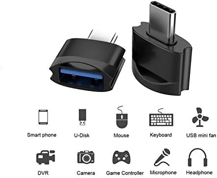 USB Адаптер C Female USB Male (2 опаковки), който е съвместим с вашите Xiaomi Mi Max 2 64GB за OTG със зарядно устройство Type-C. Използвайте с устройства разширения, като например клавиатура, мишка, zip, геймпад, синхронизация