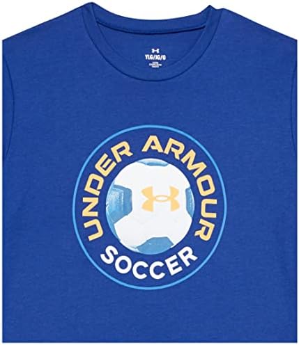 Тениска с къс ръкав за момчета с Фотореалистичным Футболна топка Under Armour