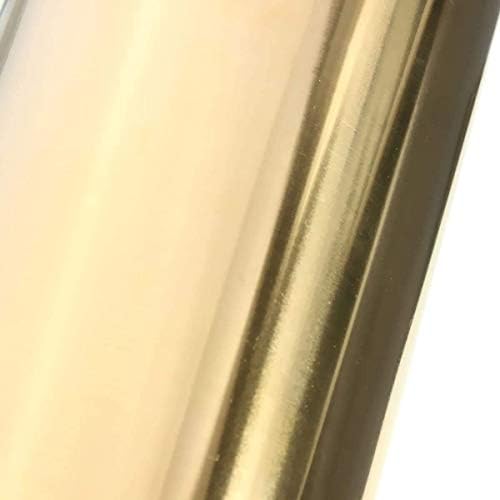 YIWANGO 0,5 мм х 200 мм х 0,5 м Тонколистовая Метална Плоча от Месинг Меден Лист за обработка на метали Чист Меден Лист