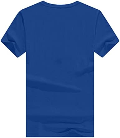 Тениска Дамски Лято Есен 2023 Дрехи С Къс Ръкав Памучен Графична Офис Забавно Блуза, Тениска за Момичета 45 45