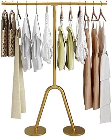MARC Поставка за дрехи Златна Закачалка За дрехи на Бутик Балконски Рафтове Козметична Закачалка За съхранение на Дома (Размер: Стил 1 60x130 см)