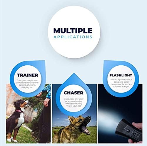 Дистанционно управление YGN Против Barking Dog Plus Chaser с led подсветка 50 фута, идеален за тренировки, за разходки и поддържане на дисциплина, е безопасно за хора и домашни любимци