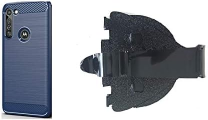 Притежателят на арматурното табло на автомобила SlipGrip за Motorola Moto G8 Power Lite С помощта на Тънък карбонового своята практика TPU
