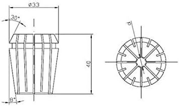 Инструмент Amana - Кутия цанги ER32 диаметър 1/2 (CO-182) индустриален клас
