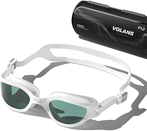 Дамски Очила за плуване COPOZZ, Очила за плуване със защита от замъгляване, Без Течове, UV-Защита на Възрастни Жени