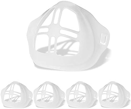 3D скоба за маски, Вътрешна Поддържаща рамка от шелкона, Скоба за защита на точки от замъгляване, Пластмасови части за маски за комфортен дишане (5 бр)