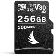 Angelbird - Карта памет, AV PRO microSD V30 обем 256 GB - UHS-I A2 (вкл. Пълен размер на адаптер за SD-карта) - Снимки и видео във формат 4K + - безпилотни летателни апарати - Екшън-камера - Смартфоните - Игри.