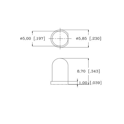 5 mm 12 В Предварително Свързан Трептене /Охлаждащ Свещ /Прозрачен бял светодиод -Ултра ярък (опаковка от 5 броя)