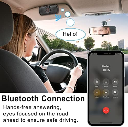 Автомобилен Високоговорител, Bluetooth Хендсфри + MP3-плейър с 32 GB TF карта
