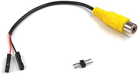 Аксесоари MakerSpot - 2-Пинов конектор RCA (Composite видео, аудио, коаксиален S /PDIF), Кабелен адаптер-ключ, за да се свържете Pi 3 / Pi Zero W с дисплея без монитор HDMI